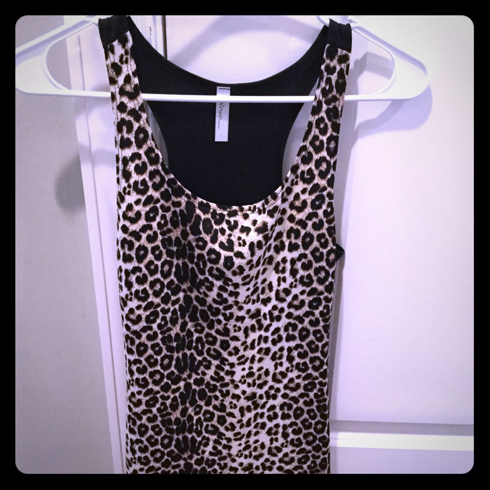 Basic cheetah print dress